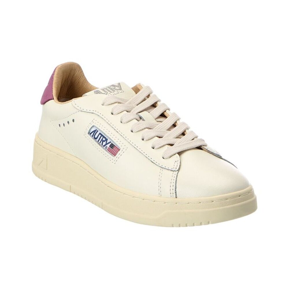 Autry Dallas Leather Sneaker, White
